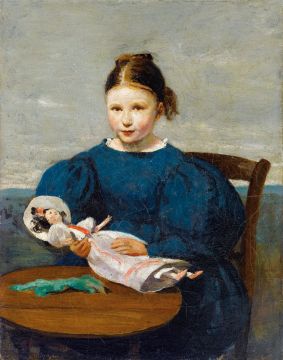 Little Girl with A Doll