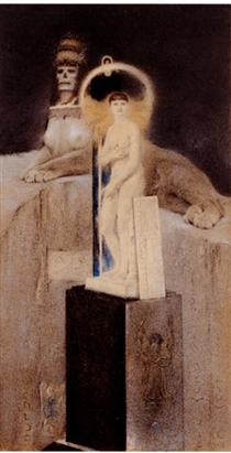 After Joséphin Péladan, The Supreme Vice - Fernand Khnopff