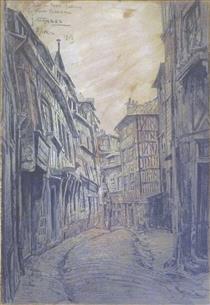 Le Vieux Rouen, Rue Du Petit Mouton - Fernand Combes