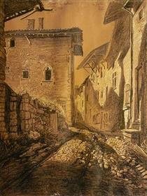 Pérouges, Rue Des Rondes, Le Grenier À Sel - Fernand Combes