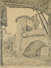 Sospel, Le Pont Vigie - Fernand Combes