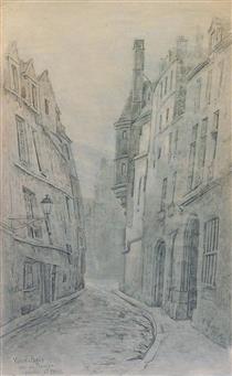 Paris, Quartier St Paul, Rue Du Figuier - Fernand Combes