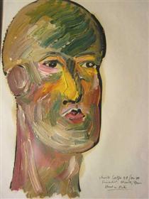 Head in Pink - Christo Coetzee