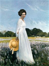 Lady Bird Johnson - Aaron Shikler