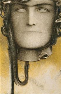 The Blood of Medusa - Fernand Khnopff