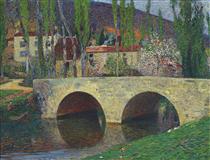 The Bridge at Labastide du Vert - Henri Martin