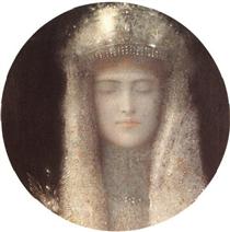 The Silver Tiara - Fernand Khnopff